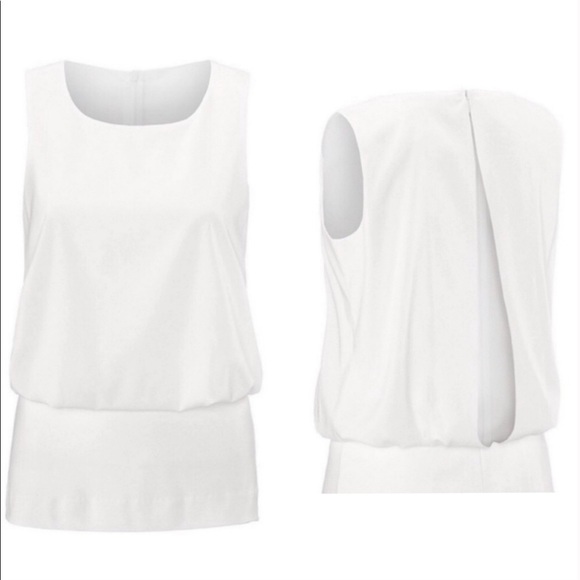 CAbi White Blouson Top - Picture 4 of 13